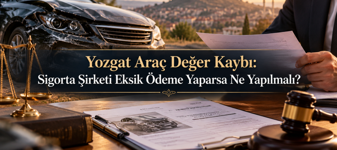 Yozgat Araç Değer Kaybı: Sigorta Şirketi Eksik Ödeme Yaparsa Ne Yapılmalı?